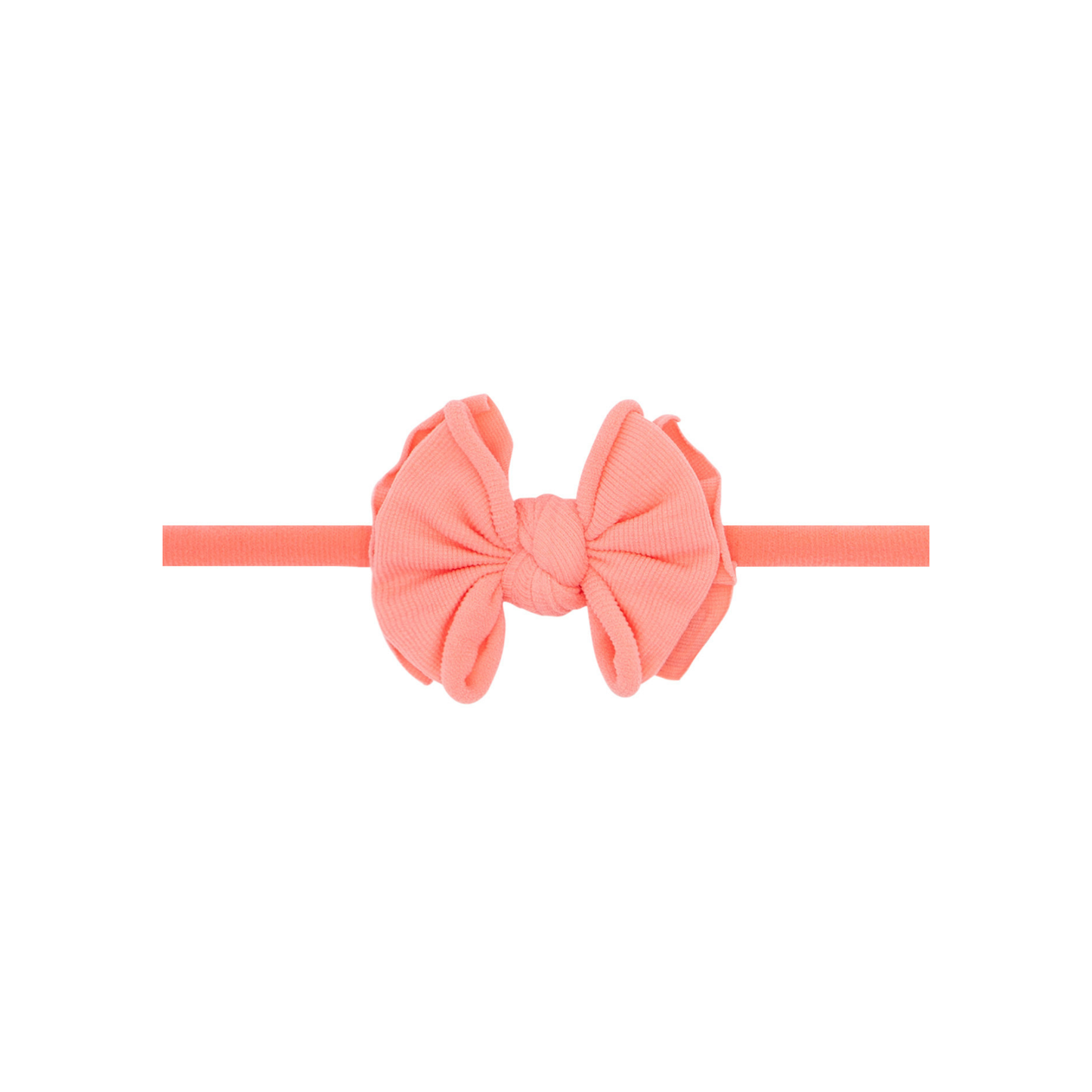 Baby Bling® Baby FAB® Skinny soft nylon bow headband