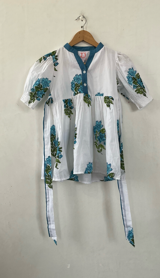 VICTORIA DUNN - Kiawah Dress - Blue Hydrangea