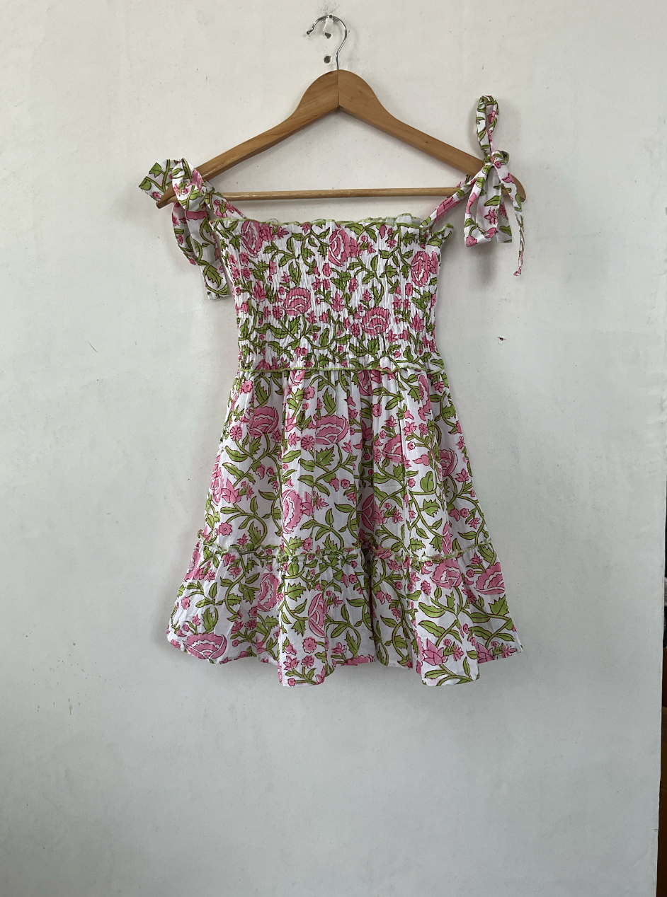 VICTORIA DUNN - Luna Little Girl Dress - Petal Pink