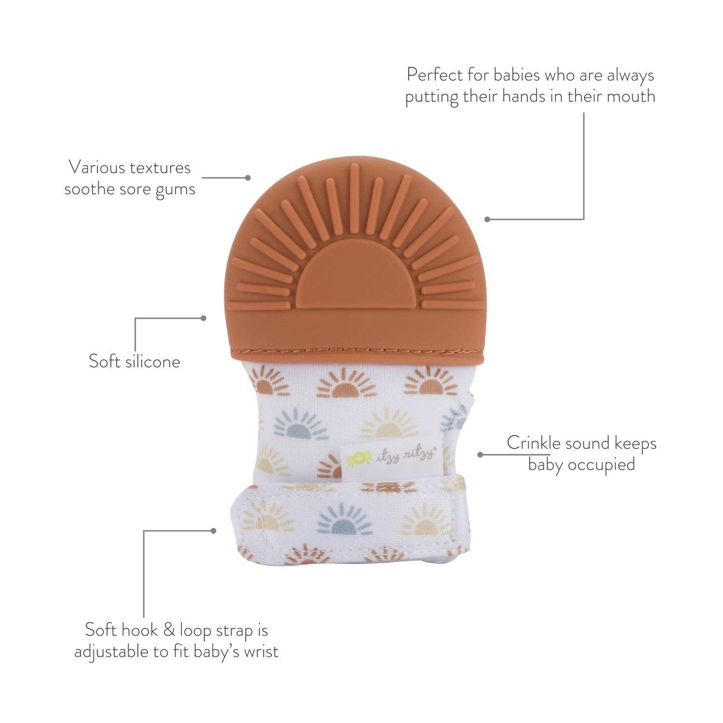 ITZY RITZY - Itzy Mitt™ Silicone Teething Mitts