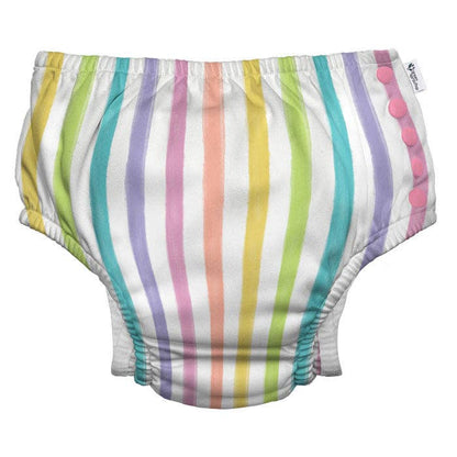 GREEN SPROUTS - Eco Snap Swim Diaper with Gusset (Stripes Collection)