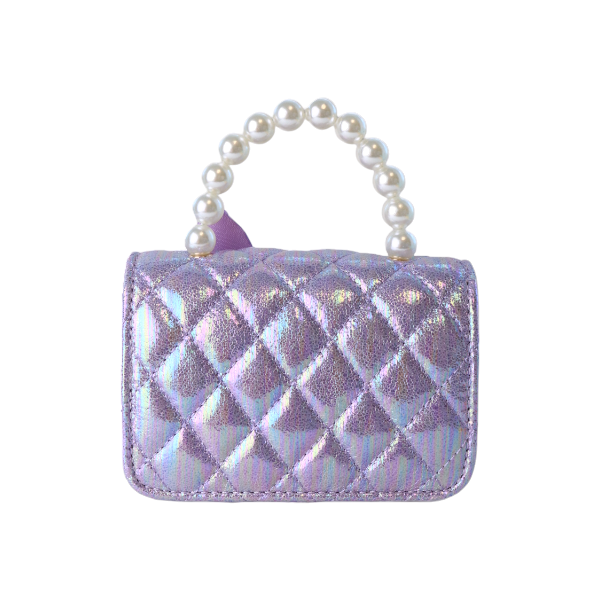 DOE A DEAR -  Mermaid Shiny Quilted Purse