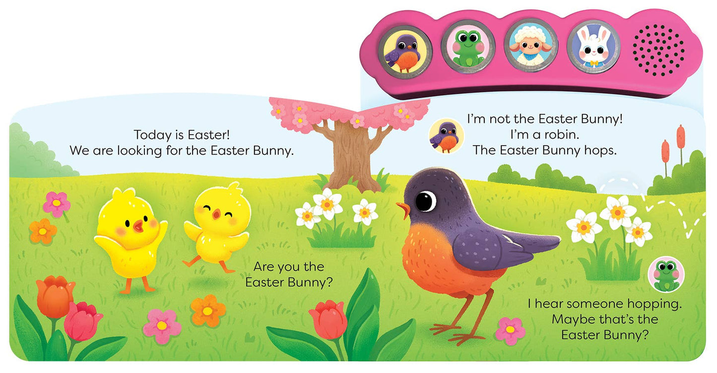 Babies Love the Easter Bunny – 4-Button Light-Up Sound Book