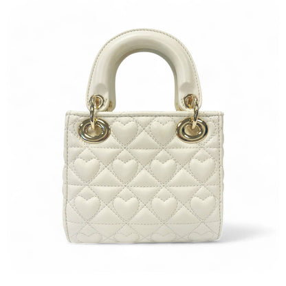 DOE A DEAR - Heart-Quilted Bag