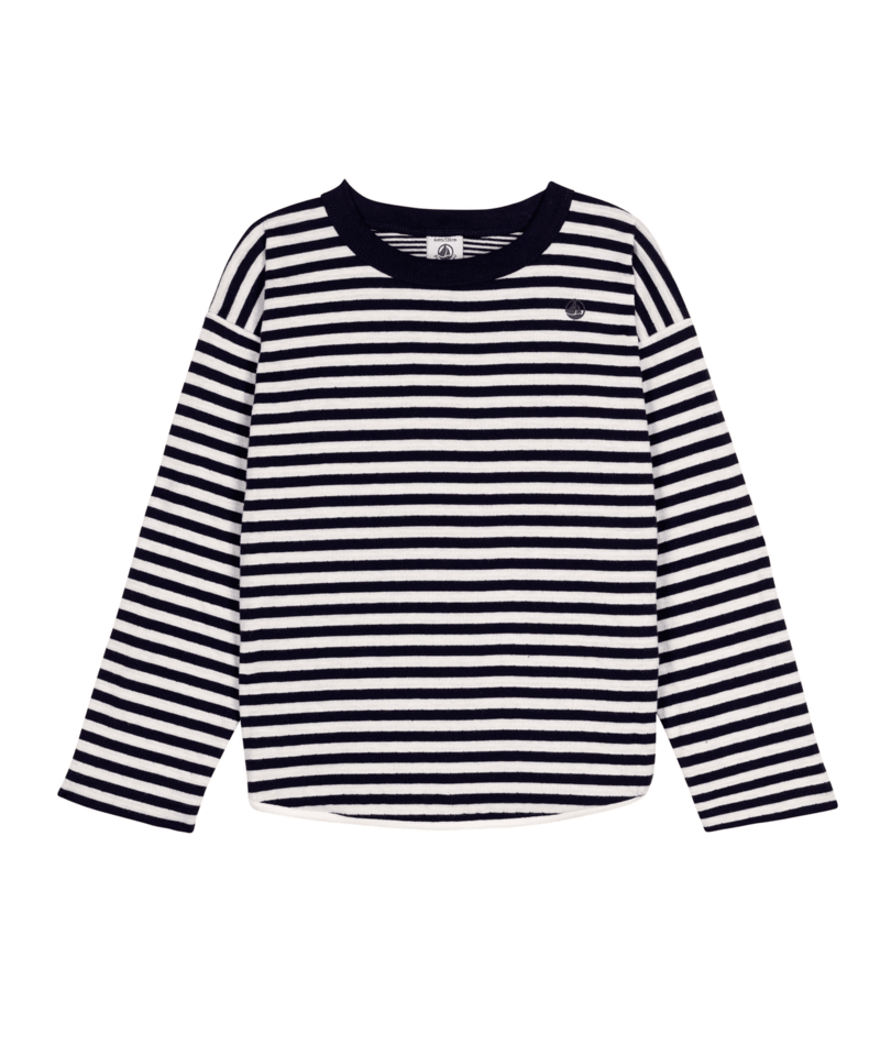 PETIT BATEAU - Boy LS Stripe Tee