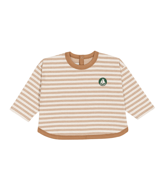 PETIT BATEAU - Baby Boy LS Stripe Tee