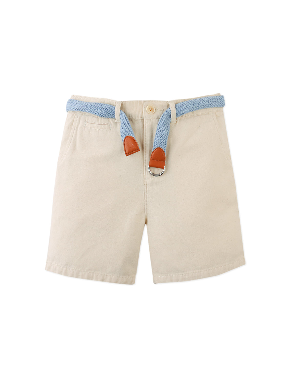 GINGERSNAPS - Blaine Regular Fit Canvas Shorts With Braided Cotton