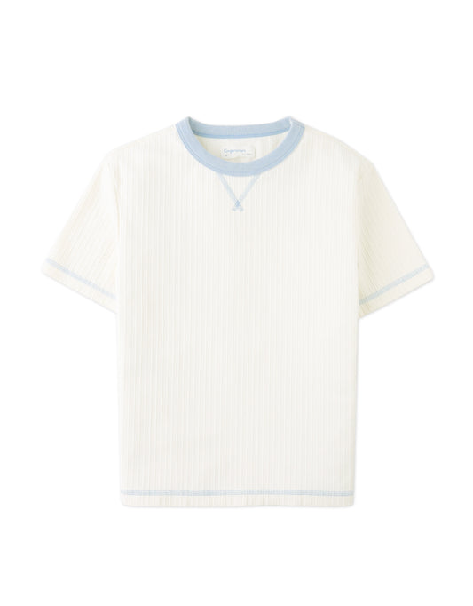 GINGERSNAPS - Gunther Ringer Tee With Contrast V-Spreader