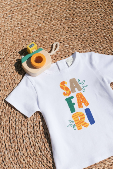 CARREMENT BEAU - Boy Tshirt w/ Safari Graphic