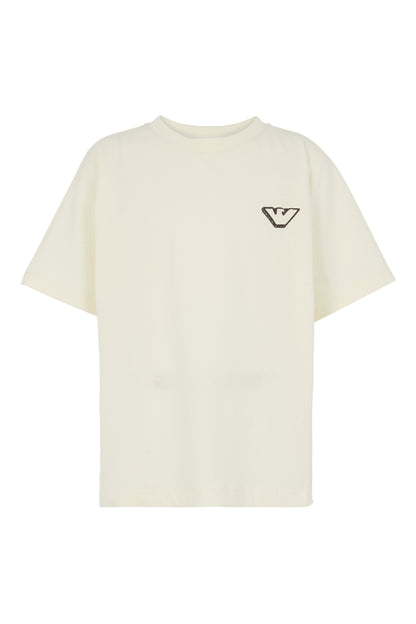 EMPORIO ARMANI - Short Sleeve Graffiti Back Tshirt D1