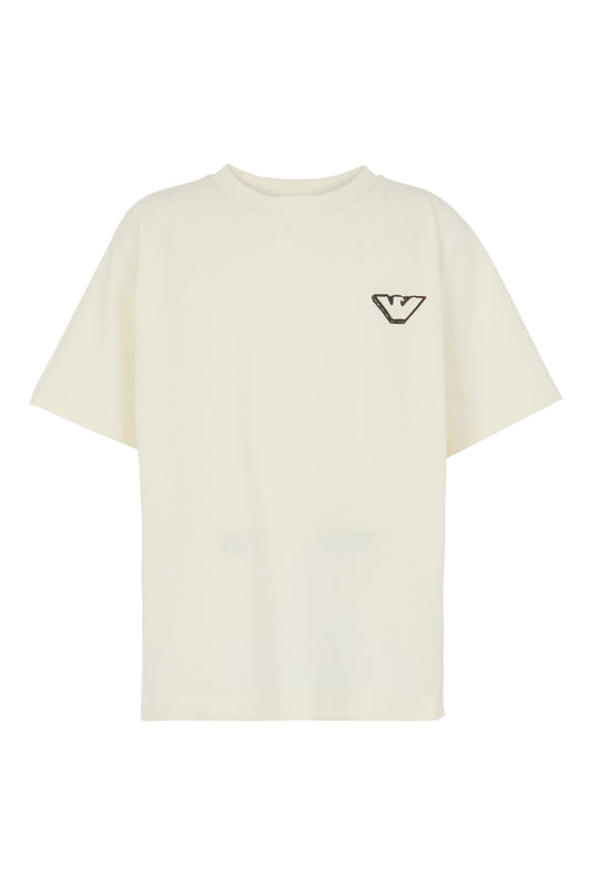 EMPORIO ARMANI - Short Sleeve Graffiti Back Tshirt D1