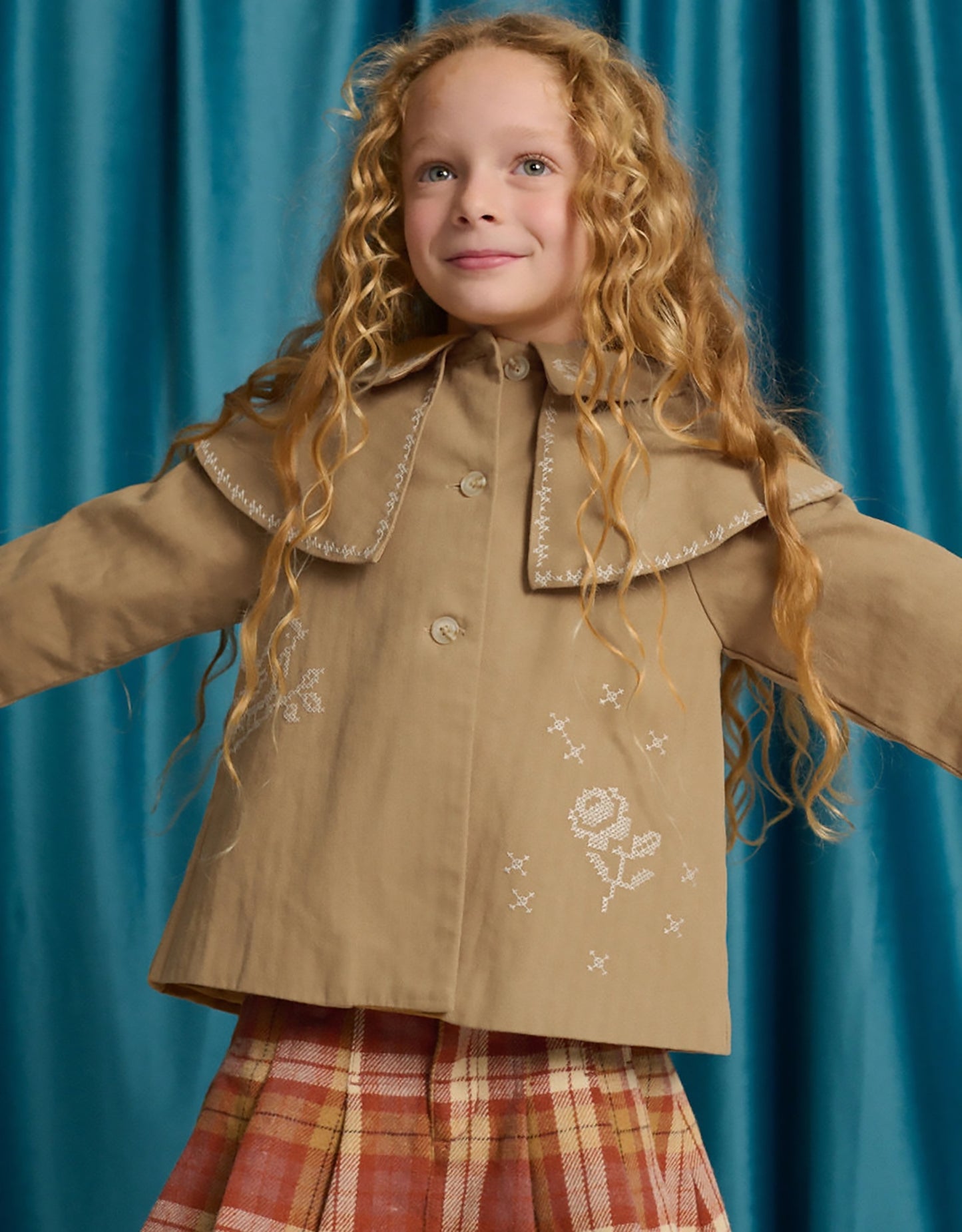 GINGERSNAPS - Philippa Herringone Cape Coat