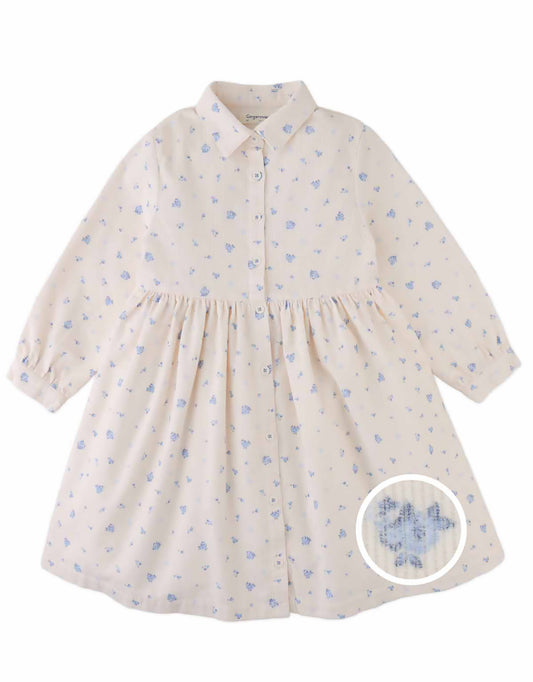 GINGERSNAPS - Cornelia Shirt Dress With Floral Print
