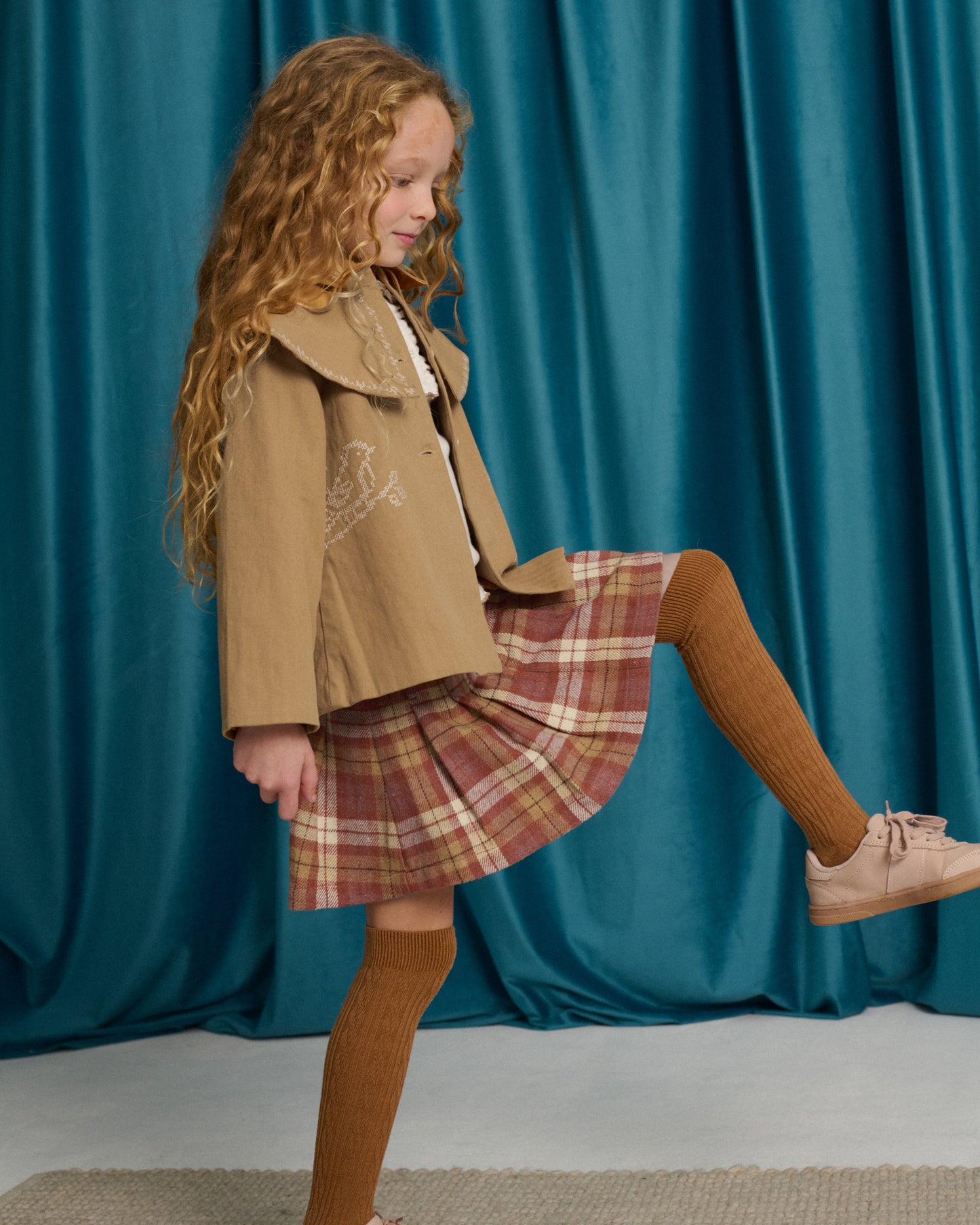 GINGERSNAPS - Eugenia Pleated Plaid Skort