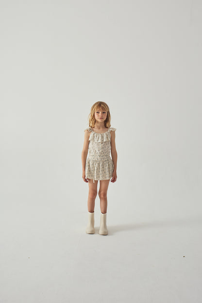 GINGERSNAPS - Ambessa Strappy Ruffled Top & Tiered Skirt Set