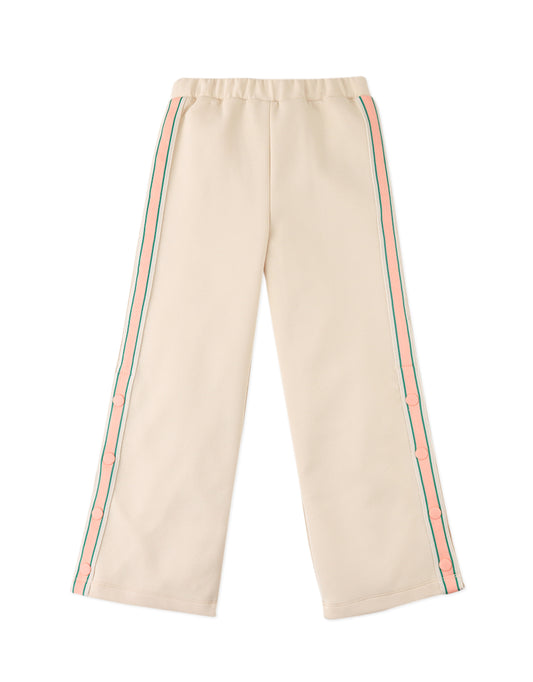 GINGERSNAPS - Mira Popper Pants Khaki With Side Stripes Strap