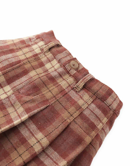 GINGERSNAPS - Eugenia Pleated Plaid Skort