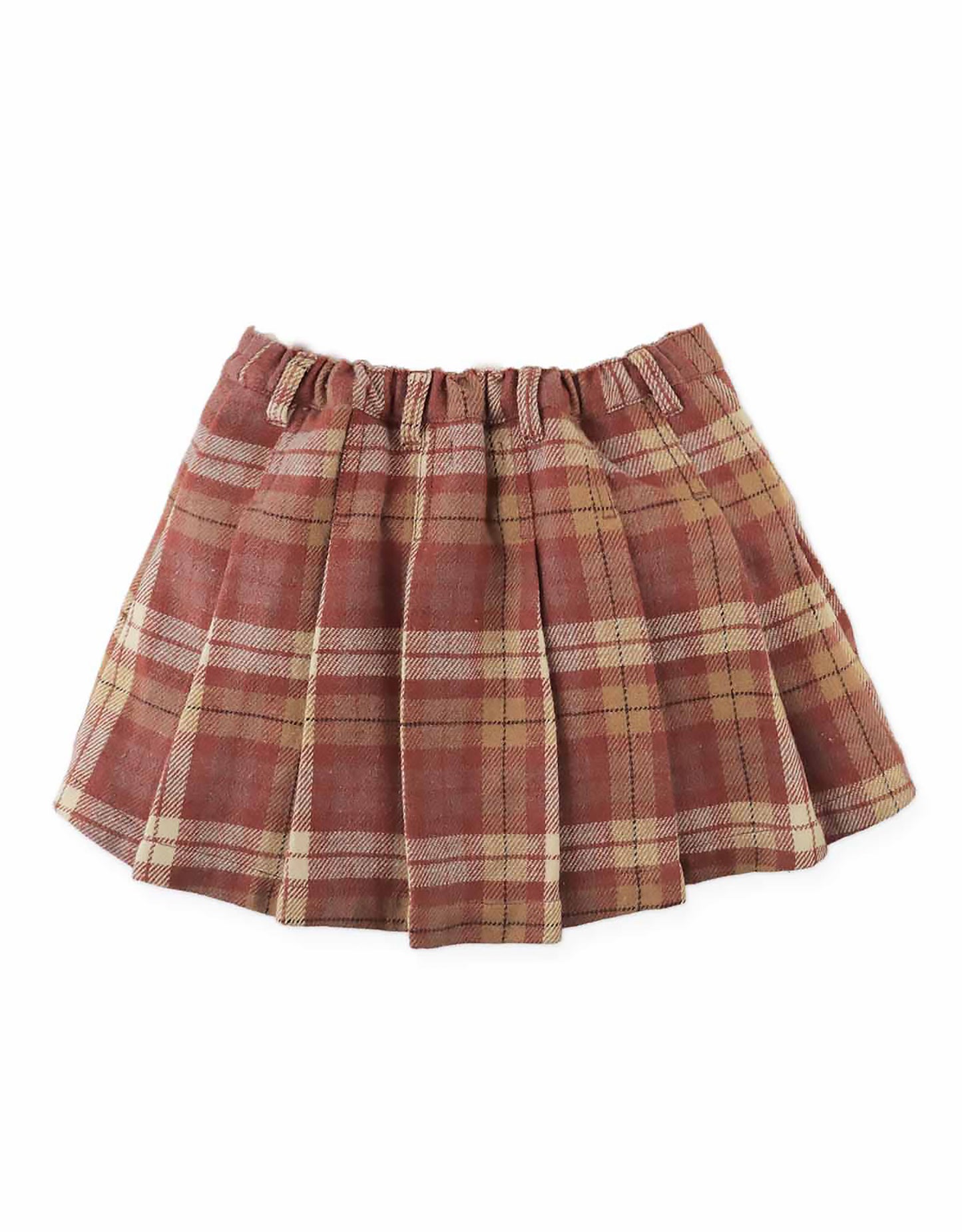 GINGERSNAPS - Eugenia Pleated Plaid Skort