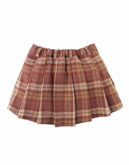 GINGERSNAPS - Eugenia Pleated Plaid Skort