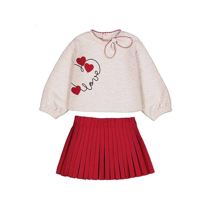 MAYORAL - Pullover and skirt set