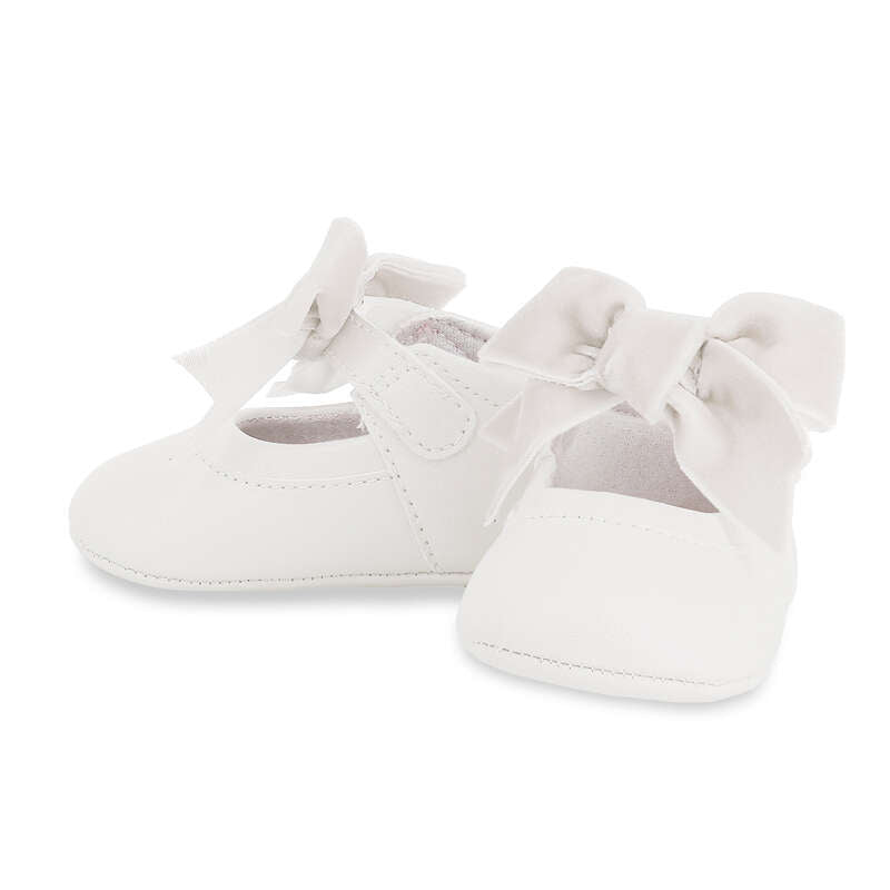MAYORAL - Bow buckle shoes - Natural