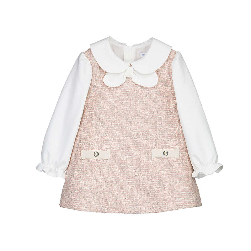 MAYORAL - Tweed-knit combined dress