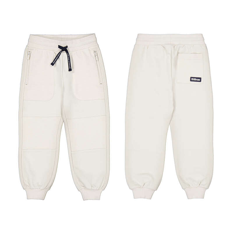 MAYORAL - Ottoman knit pants - Stone
