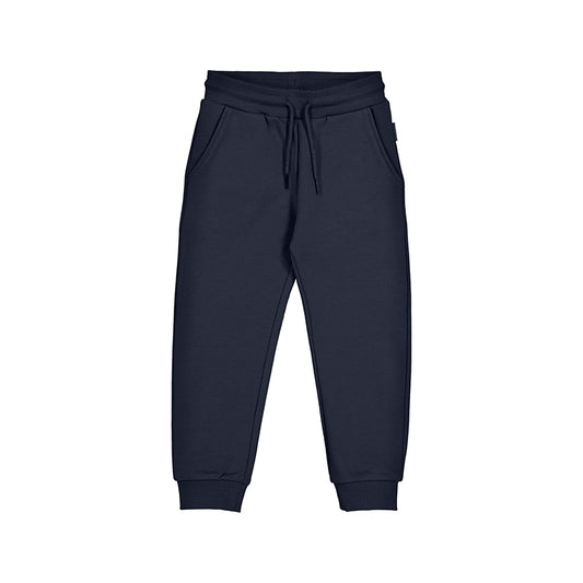 MAYORAL - Basic cuffed fleece trousers - Navy