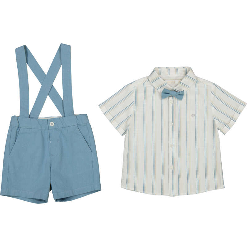 MAYORAL - 3pc bermuda linnen set