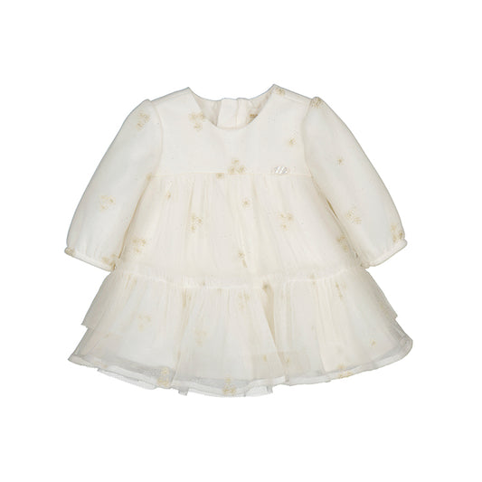 MAYORAL - Tulle dress - Natural