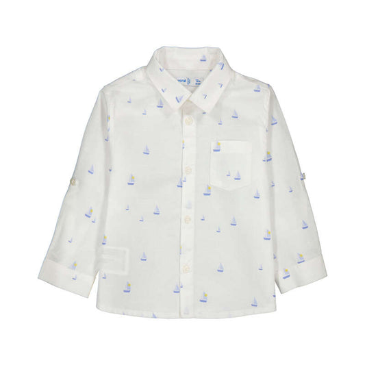 MAYORAL - L/s linen shirt