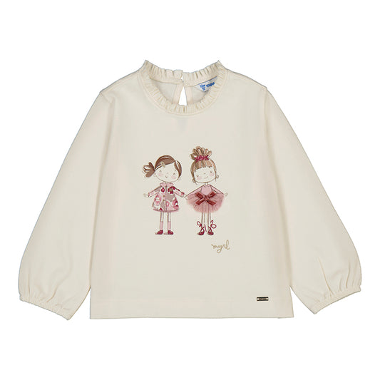 MAYORAL - L/s shirt dress - Macchiato