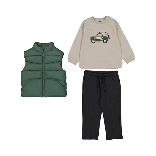 MAYORAL - Pullover vest pants set