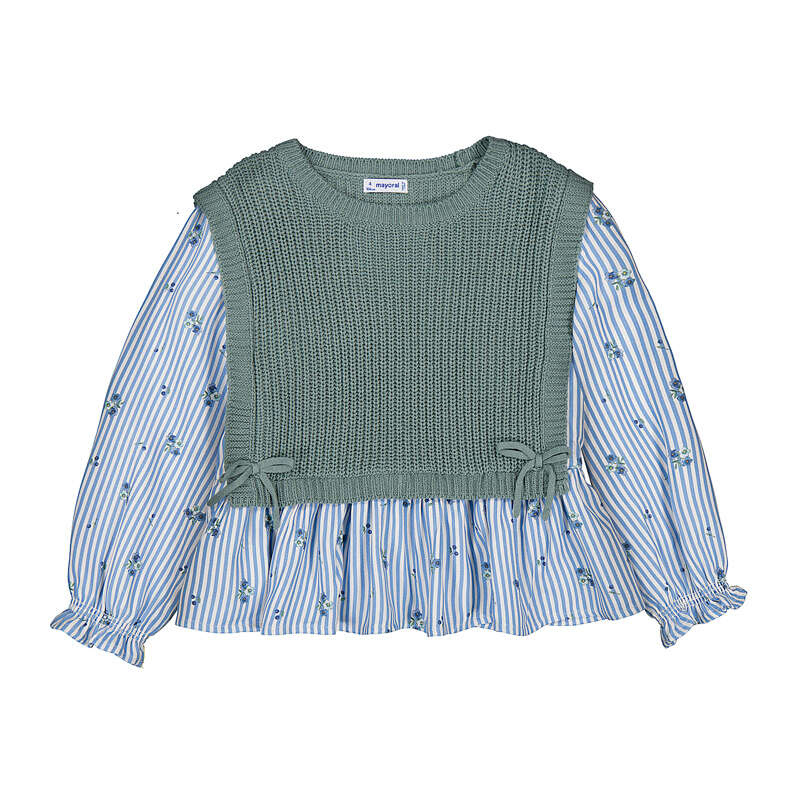 MAYORAL - Color-block vest top