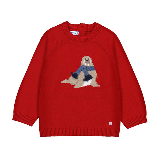 MAYORAL - animal jumper - Red