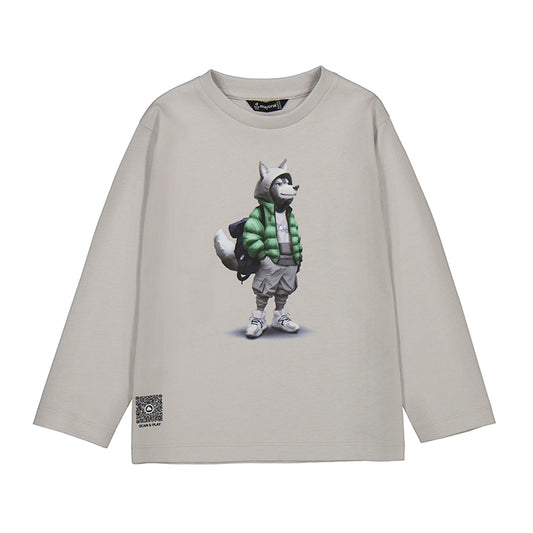 MAYORAL - L/s Wolf Shirt