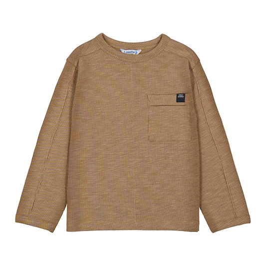 MAYORAL - L/s t-shirt - Caramel