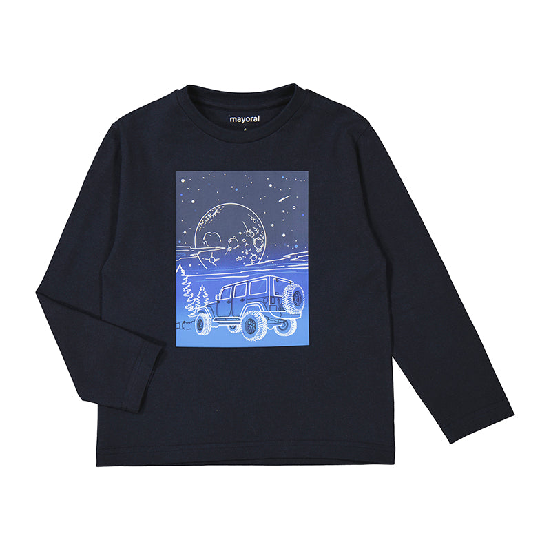 MAYORAL - L/s t-shirt glow in the dark