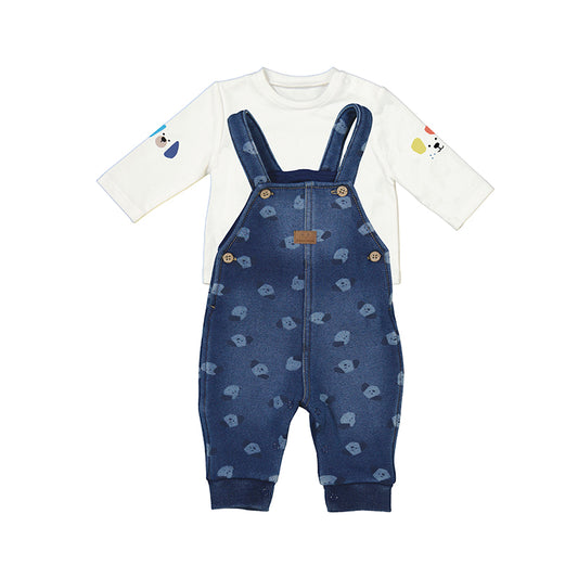 MAYORAL - Fleece overall set