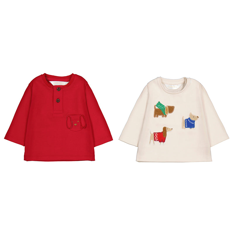 MAYORAL - 2 l/s t-shirts set
