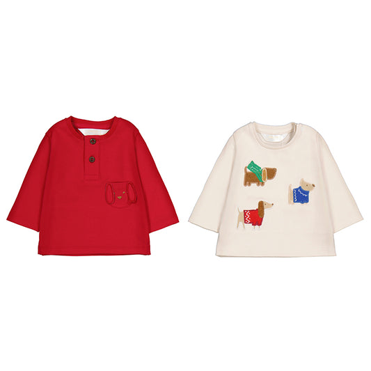 MAYORAL - 2 l/s t-shirts set