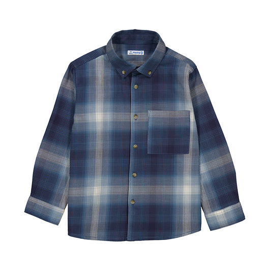 MAYORAL - L/s checked shirt