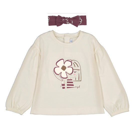 MAYORAL - L/s t-shirt w/ headpiece