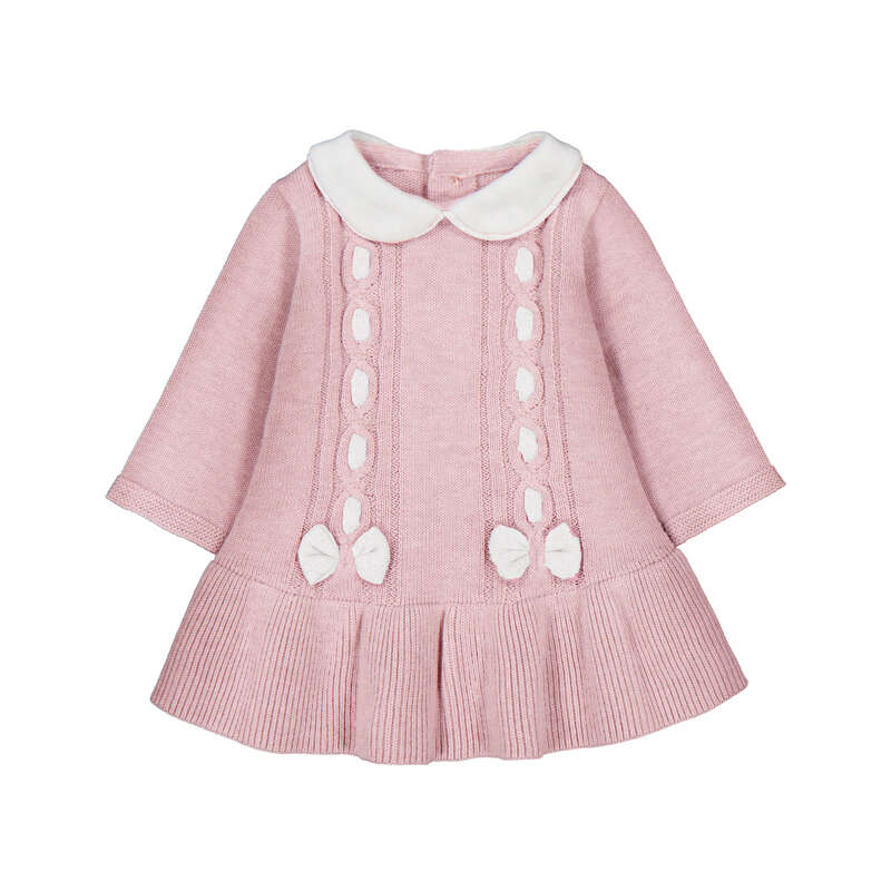 MAYORAL - Knit dress - Baby Rose