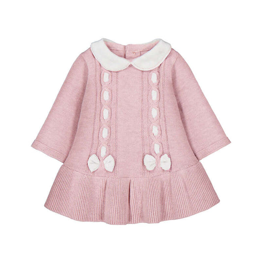 MAYORAL - Knit dress - Baby Rose