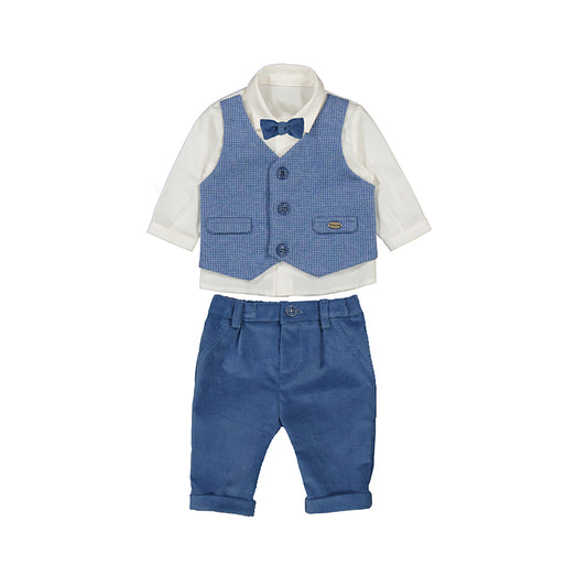 MAYORAL - Vest shirt pants set