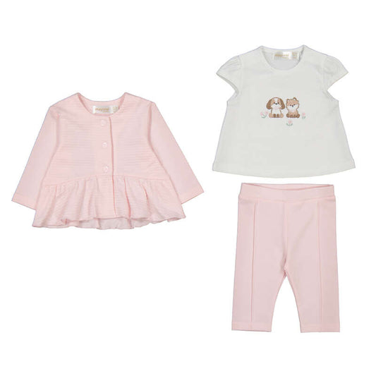 MAYORAL - Leggings set (3 garments) -  Baby Rose