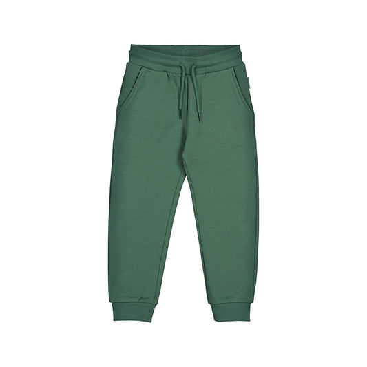 MAYORAL - Basic cuffed fleece trousers - Fir