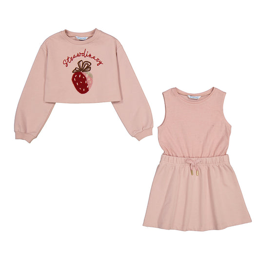 MAYORAL - 2 piece fleece dress