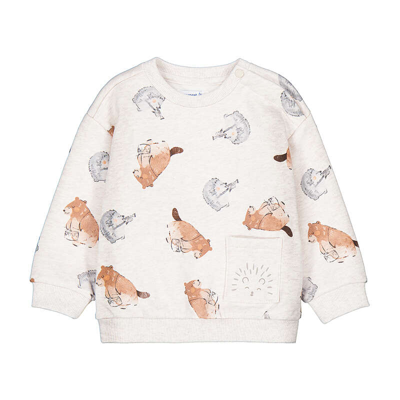 MAYORAL - Patterned pullover - tofu